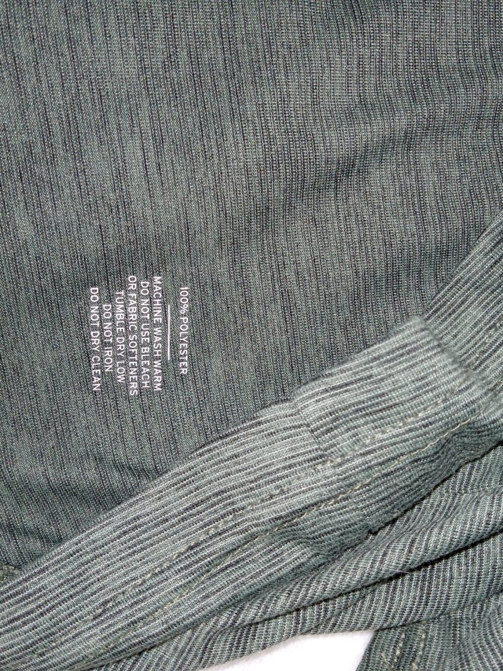REI Co-op Long Sleeve Base Layer Shirt Men’s L Green Lightweight Hiking Gorpcore - Picture 9 of 10